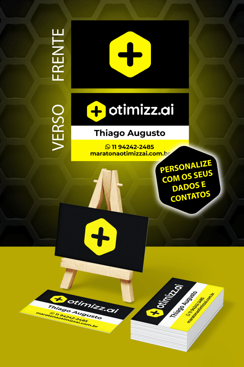 Cartão de Visita Modelo Thiago - Imagem 2
